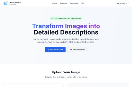 DescribePic | 一键生成精准绘图提示词